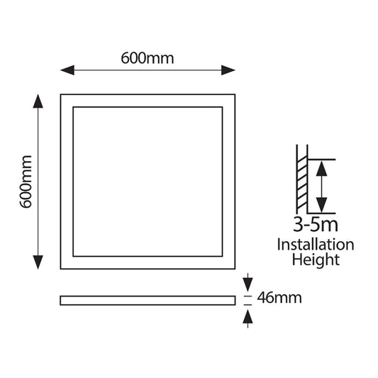 ΦΩΤΙΣΤΙΚΟ ΧΩΝΕΥΤΟ BACKLIGΗΤ PLUS UGR19 60X60 36W 4000Κ 220-240V ΛΕΥΚΟ