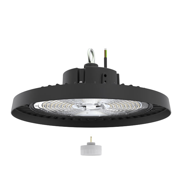 ΚΑΜΠΑΝΑ LED SMD UFO 100W DALI 220-240VAC 180lm/W 4000Κ ΜΑΥΡΗ PRO