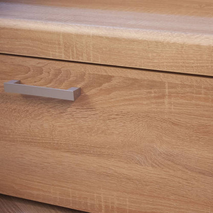 Έπιπλο TV Damis 200x45x39 με MDF Διακόσμηση Sonoma
