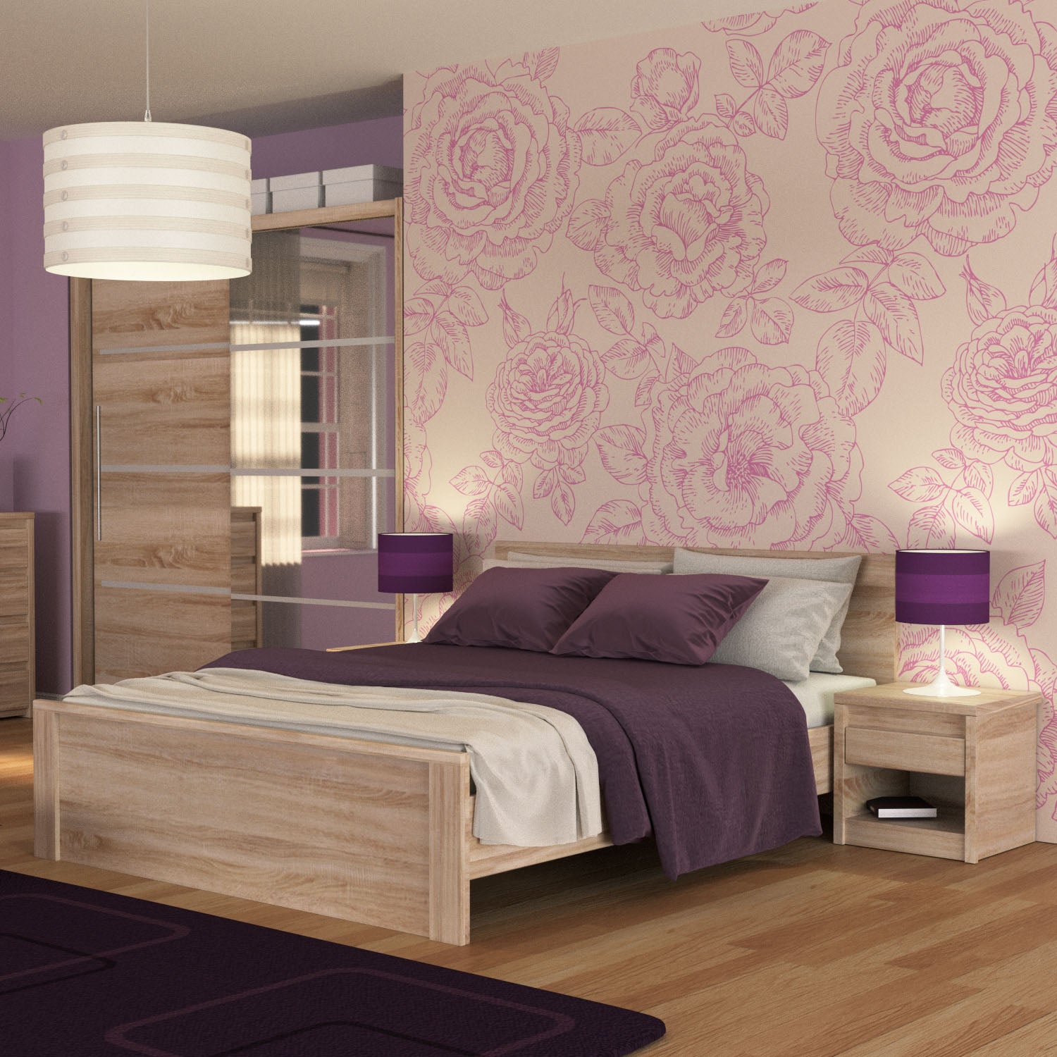 Κρεβάτι Norton Διπλό Χωρίς Πάτωμα Sonoma 160x200εκ