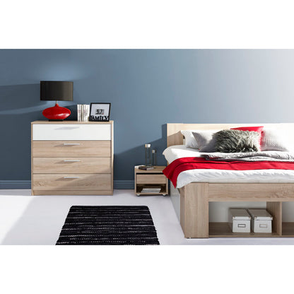 Συρταριέρα Rico Λευκό-Σονόμα 90x45x91