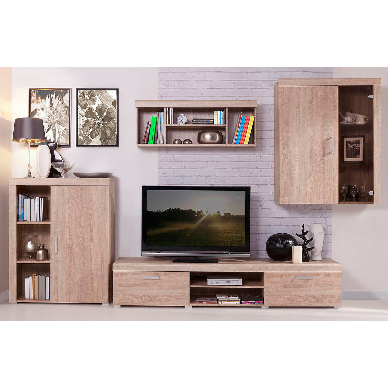 Ράφι Damis Σονόμα Κρεμαστό με MDF Λεπτομέρεια 110x22.5x39.5