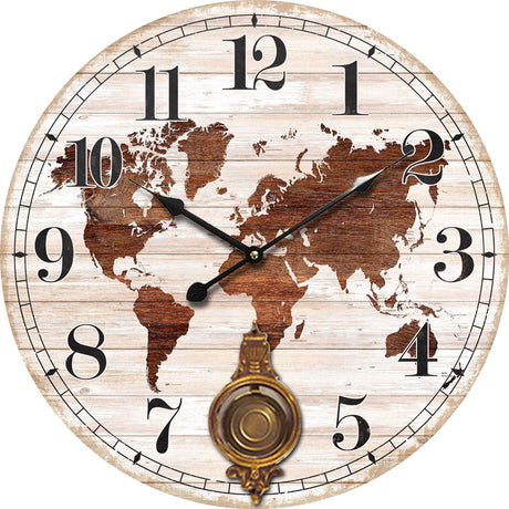 MDF Wall Clock D58x4