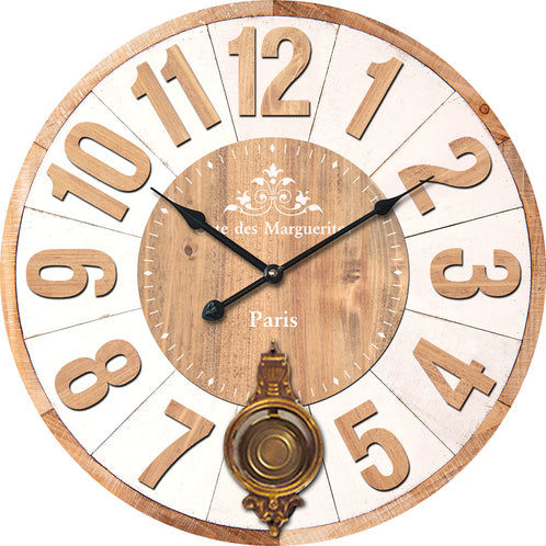 MDF Wall Clock D58x4