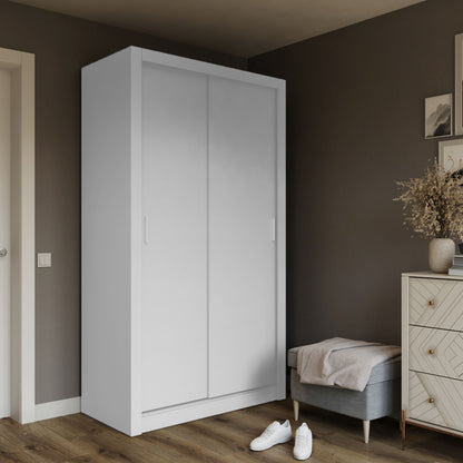 Ντουλάπα Linea Λευκή 120x60x215