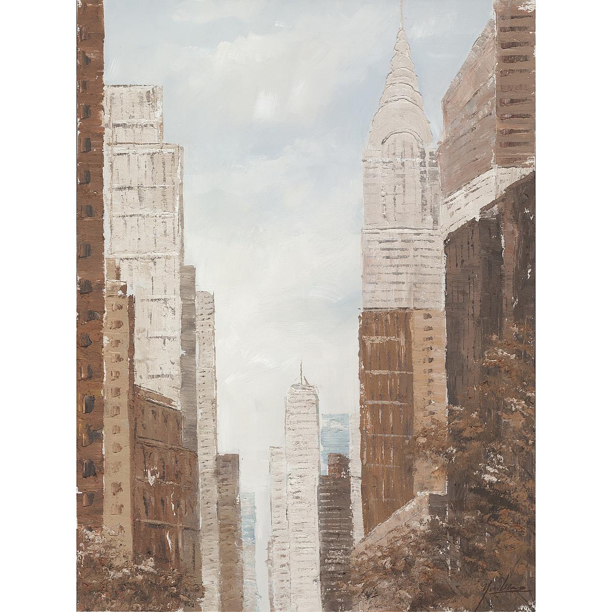 "City" Canvas Painting 60x90cm