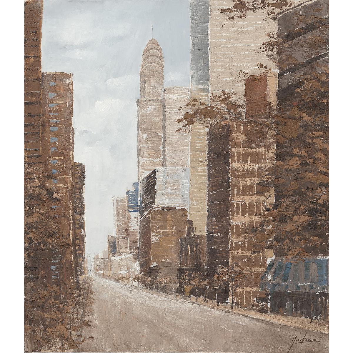 Painting "City" Canvas 60x90cm