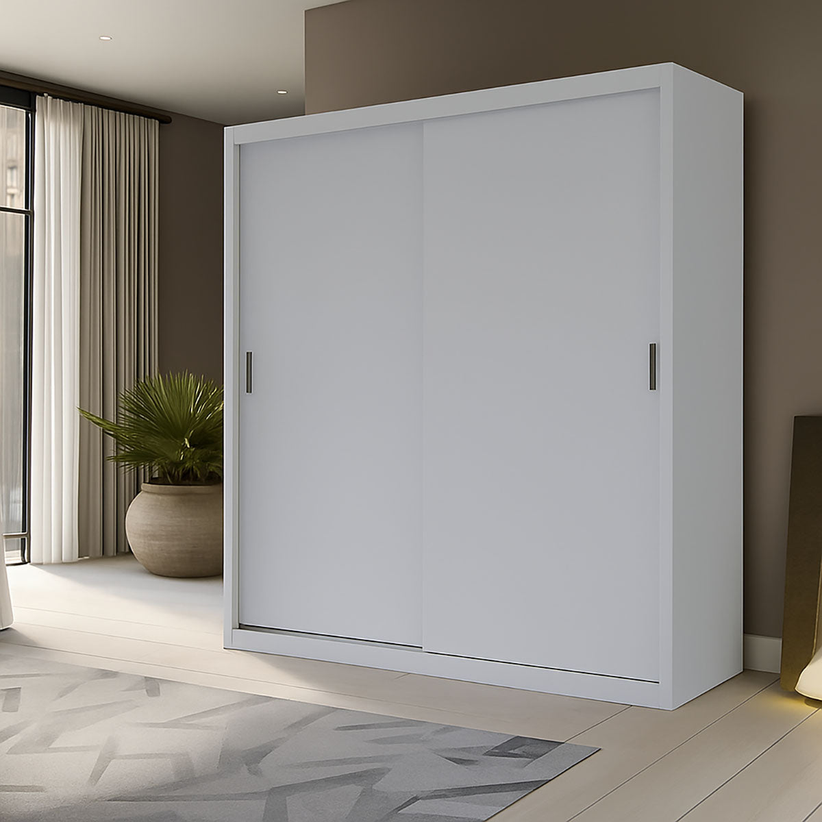 Ντουλάπα Reflex Λευκή 180x60x215