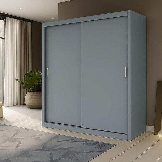 Ντουλάπα Reflex Γκρι 180x60x215