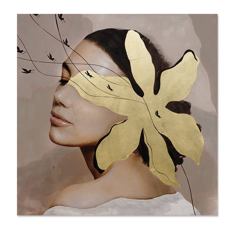 Painting "Female Figure" Canvas 80x80x3