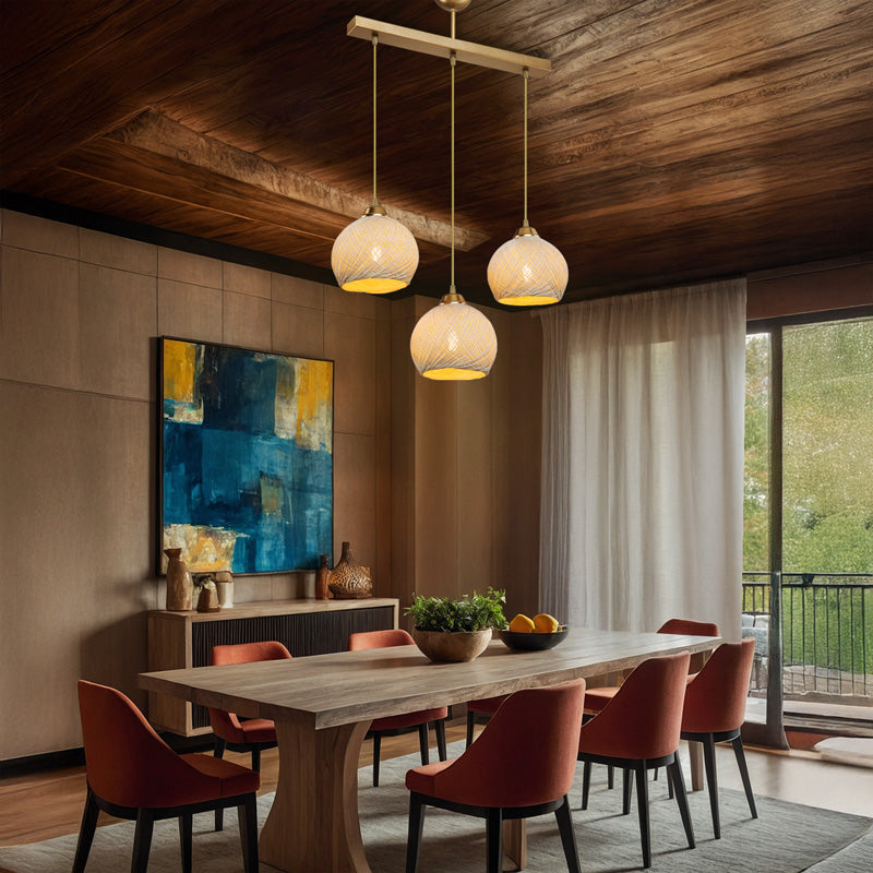 Φωτιστικό Οροφής Τρίφωτο PWL-0973 II Ε27 Χρυσό 50x18x85