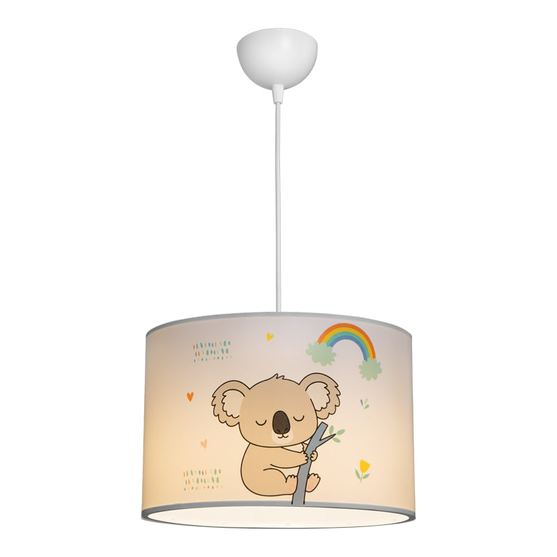 Παιδικό Φωτιστικό Οροφής Koala LED E27 Πολύχρωμο PVC Φ30x20
