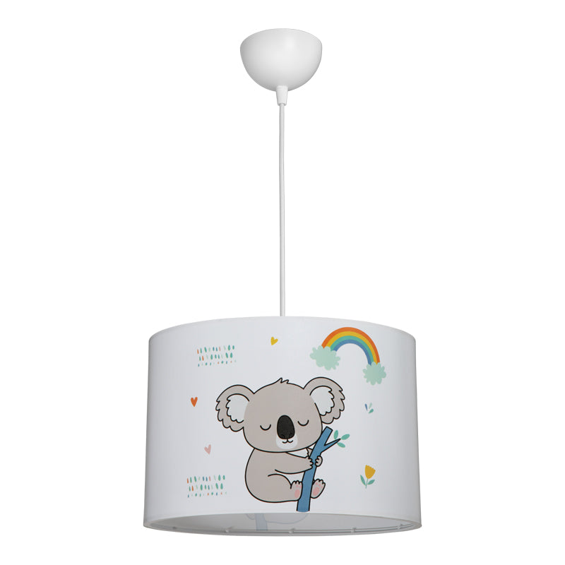Παιδικό Φωτιστικό Οροφής Koala LED E27 Πολύχρωμο PVC Φ30x20