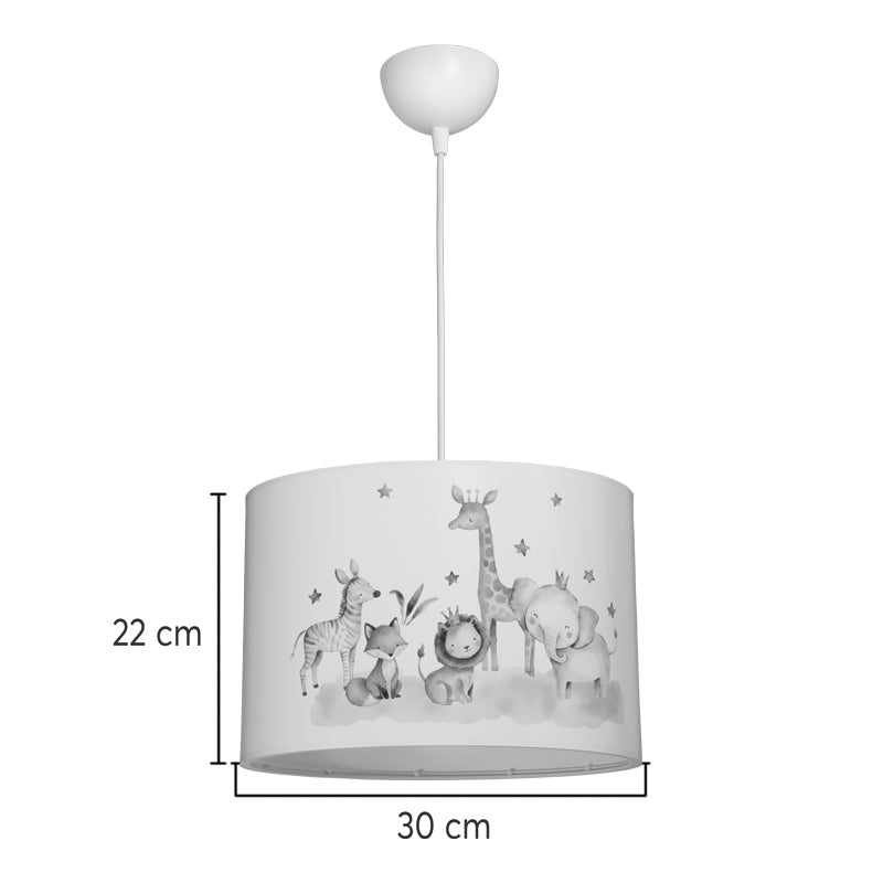 Παιδικό Φωτιστικό Οροφής Tots LED E27 Πολύχρωμο PVC Φ30x20
