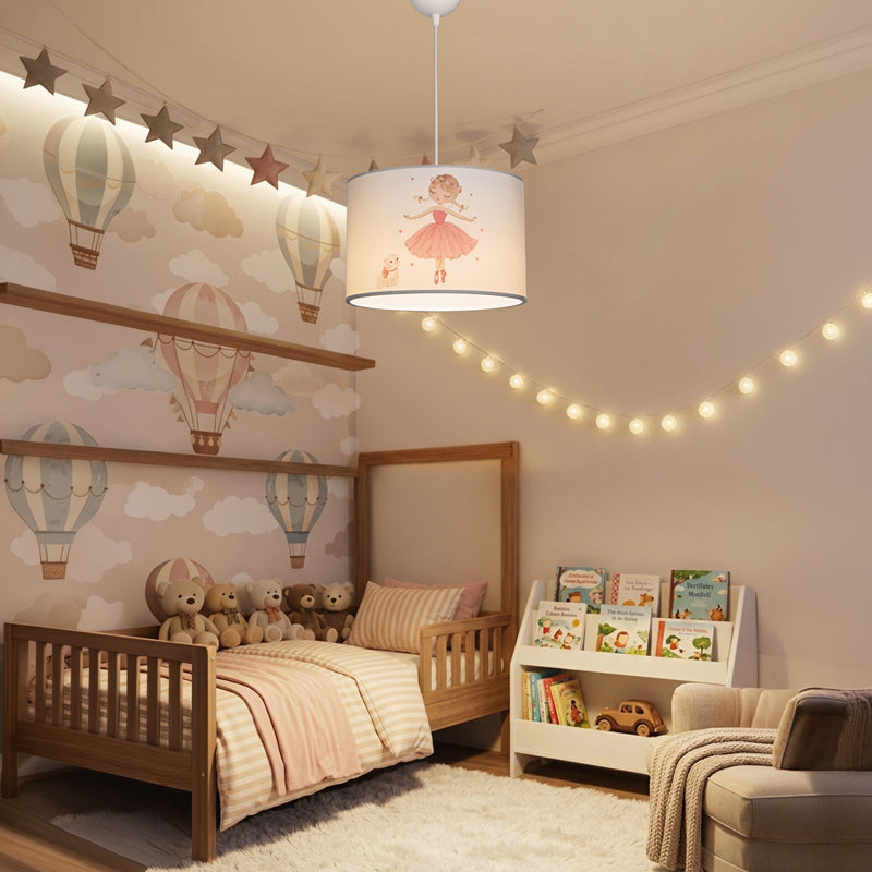 Παιδικό Φωτιστικό Οροφής Ballerina LED E27 Πολύχρωμο PVC Φ30x20
