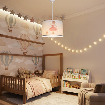 Παιδικό Φωτιστικό Οροφής Ballerina LED E27 Πολύχρωμο PVC Φ30x20