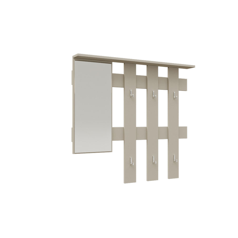 Κρεμάστρα Reno με Καθρέπτη Cashmere 100x10x90