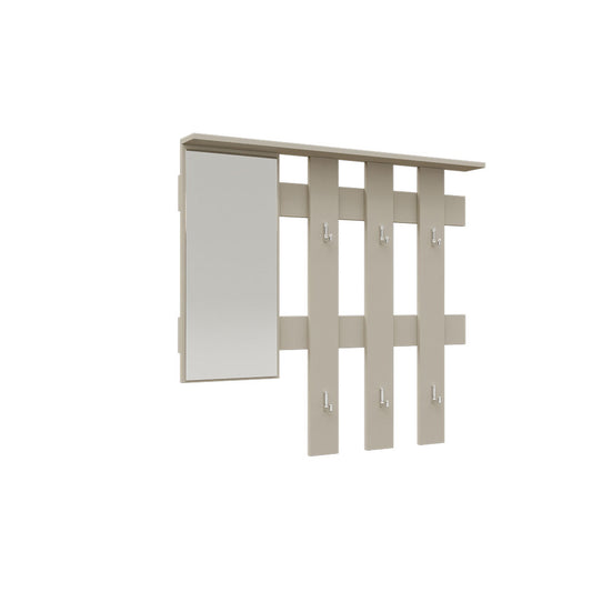 Κρεμάστρα Reno με Καθρέπτη Cashmere 100x10x90