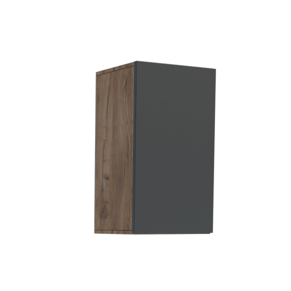 Κρεμαστό Ντουλάπι Callisto Σκούρο Δρυς-Γραφίτης 40x30x70