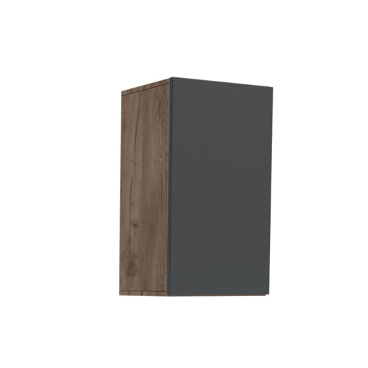 Κρεμαστό Ντουλάπι Callisto Σκούρο Δρυς-Γραφίτης 40x30x70