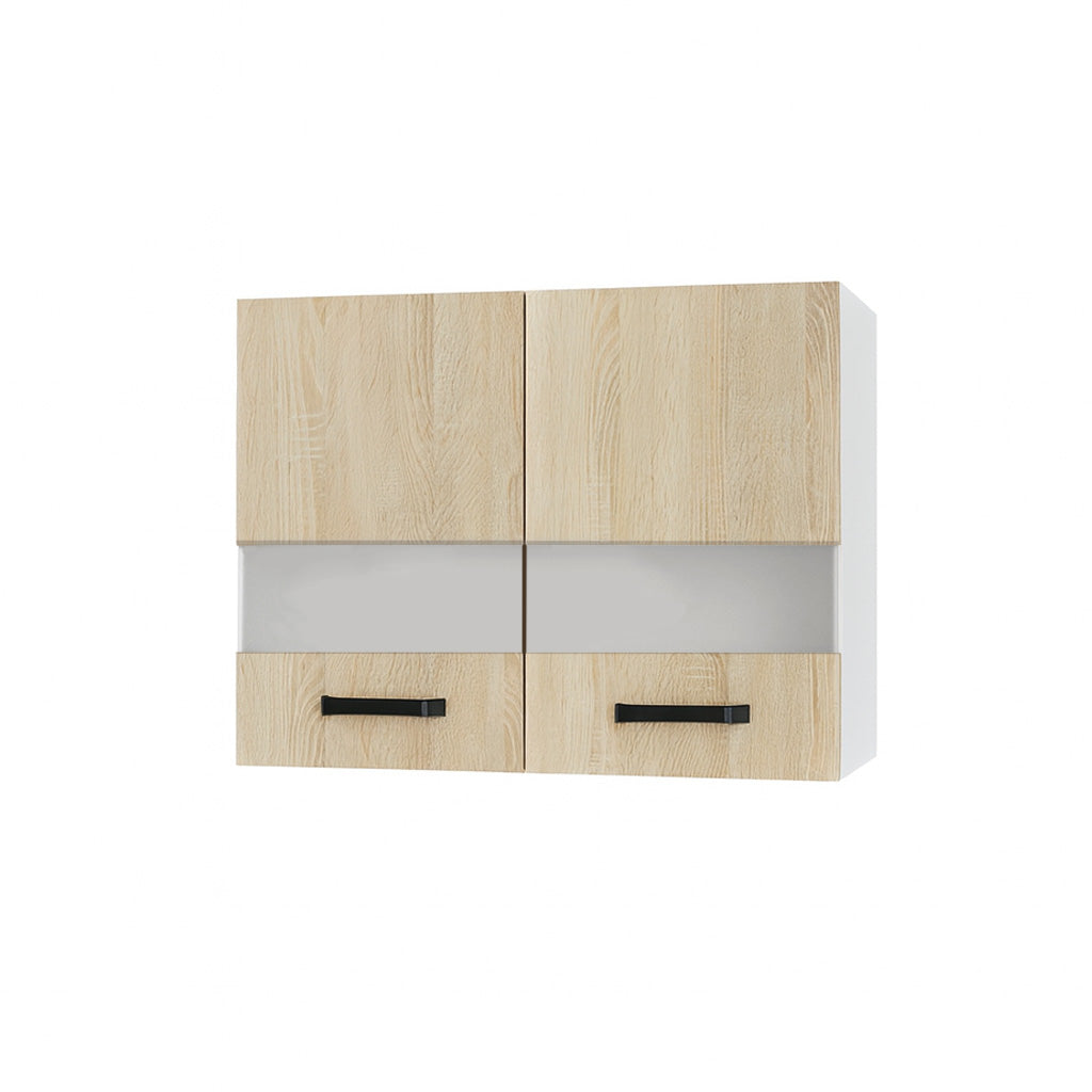 Πάνω Ντουλάπι-Βιτρίνα Anita Σονόμα 80x30x57