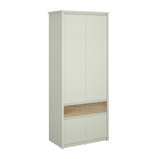 Ντουλάπα Δίφυλλη Karin Cashmere-Evoke Oak 87x50.5x210.5