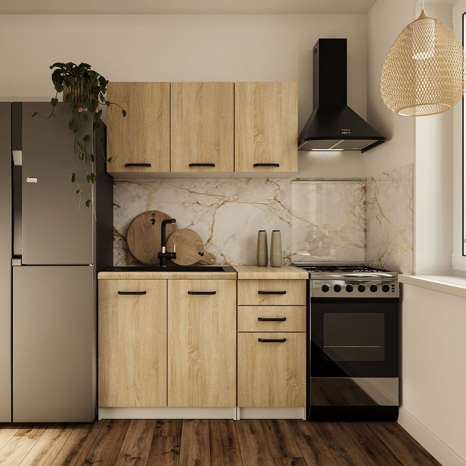 Κουζίνα Anita Set 01 4 Τεμαχίων Σονόμα