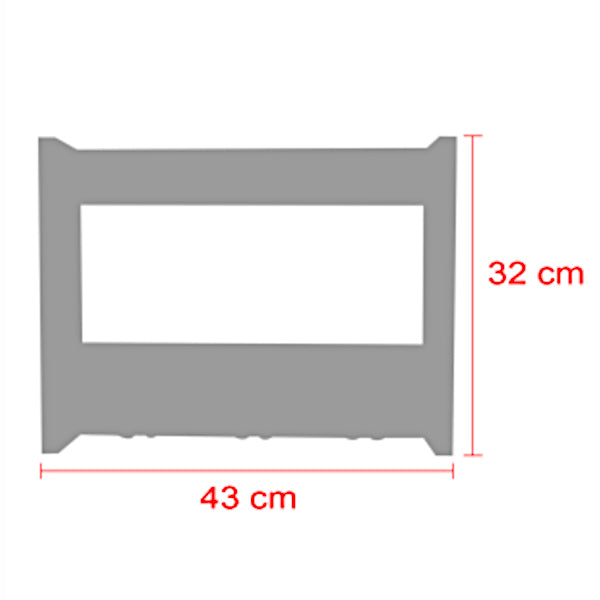 Ράφι Τοίχου-Κρεμάστρα JEFF Καρυδί Ξύλο 43x11.5x32