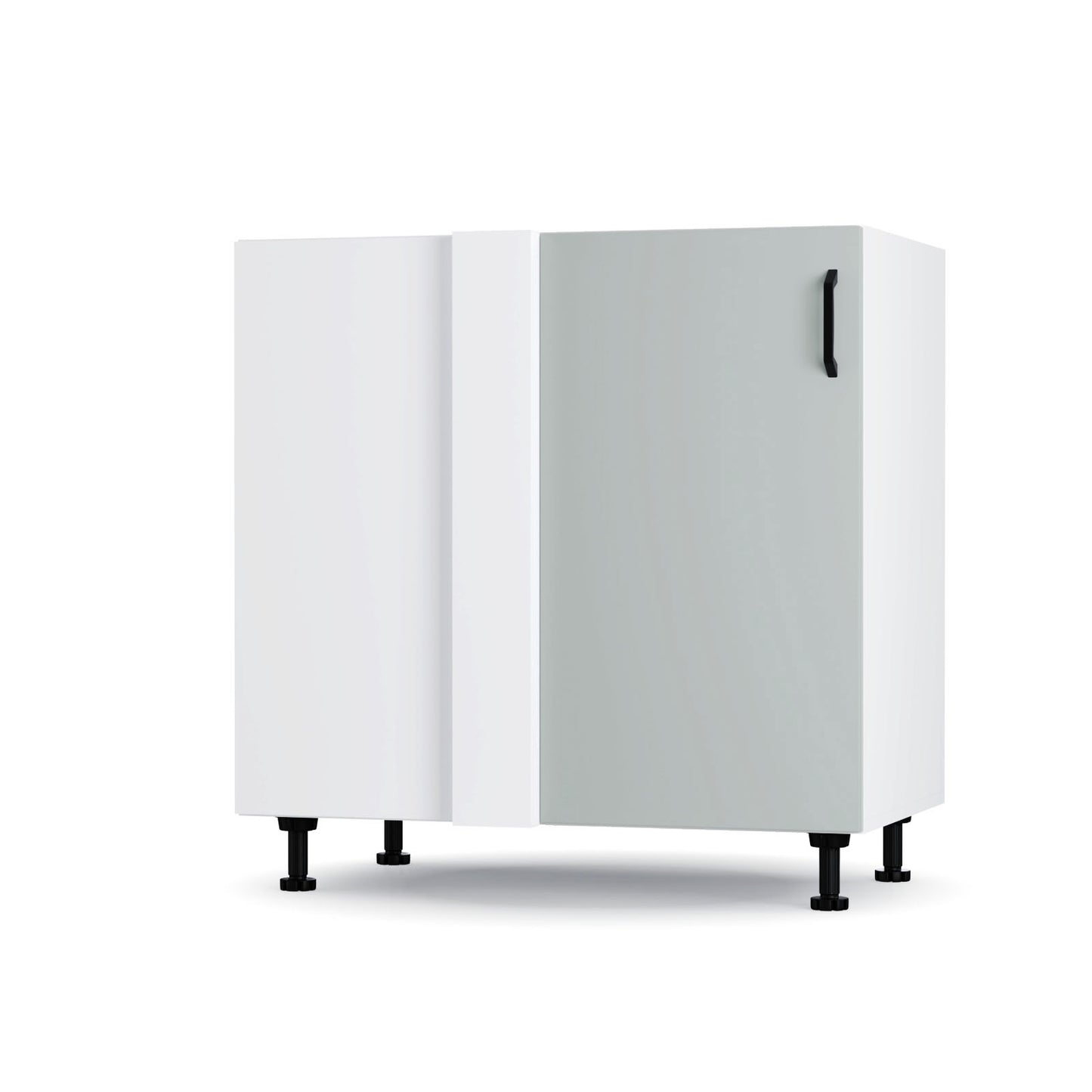 Modest Κάτω Γωνιακό Ντουλάπι Γκρι 100x48x82