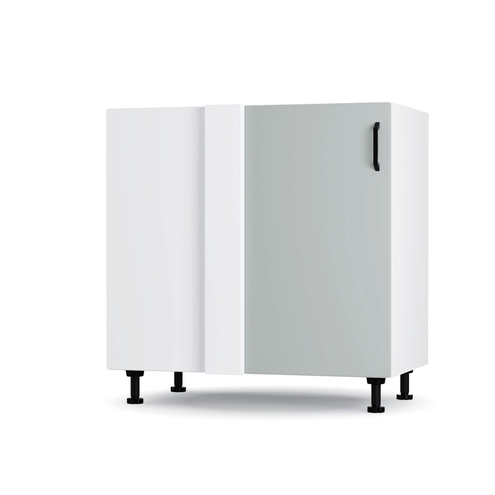 Modest Κάτω Γωνιακό Ντουλάπι Γκρι 100x48x82