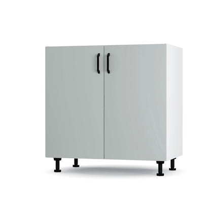 Modest Κάτω Ντουλάπι Νεροχύτη Γκρι 80x48x82