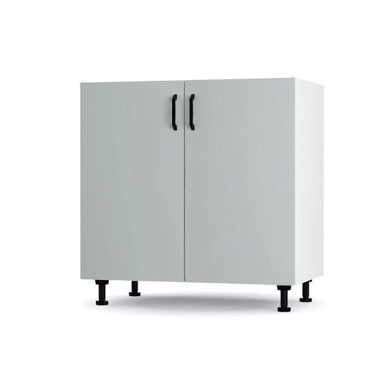 Modest Κάτω Ντουλάπι Νεροχύτη Γκρι 80x48x82