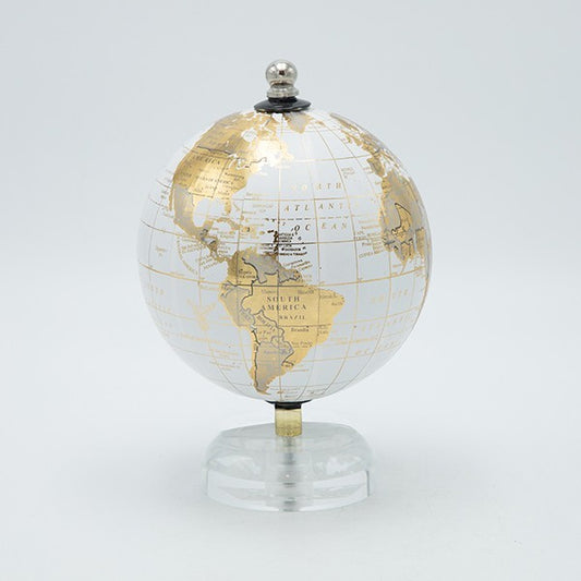 ΥΔΡΟΓΕΙΟΣ ΜΕΤΑΛΛΙΚΗ ΛΕΥΚΟ-ΧΡΥΣΟ 13x20εκ