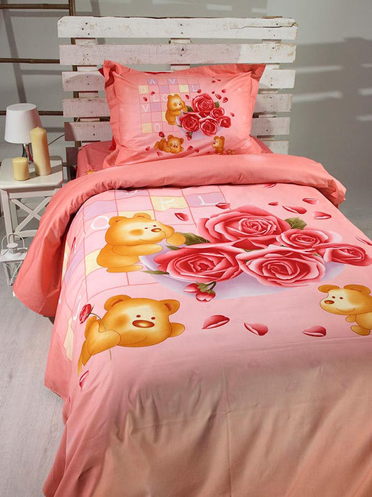 Σετ Σεντόνια Βαμβ/σατεν Μονά 27 Μονό 180x260εκ