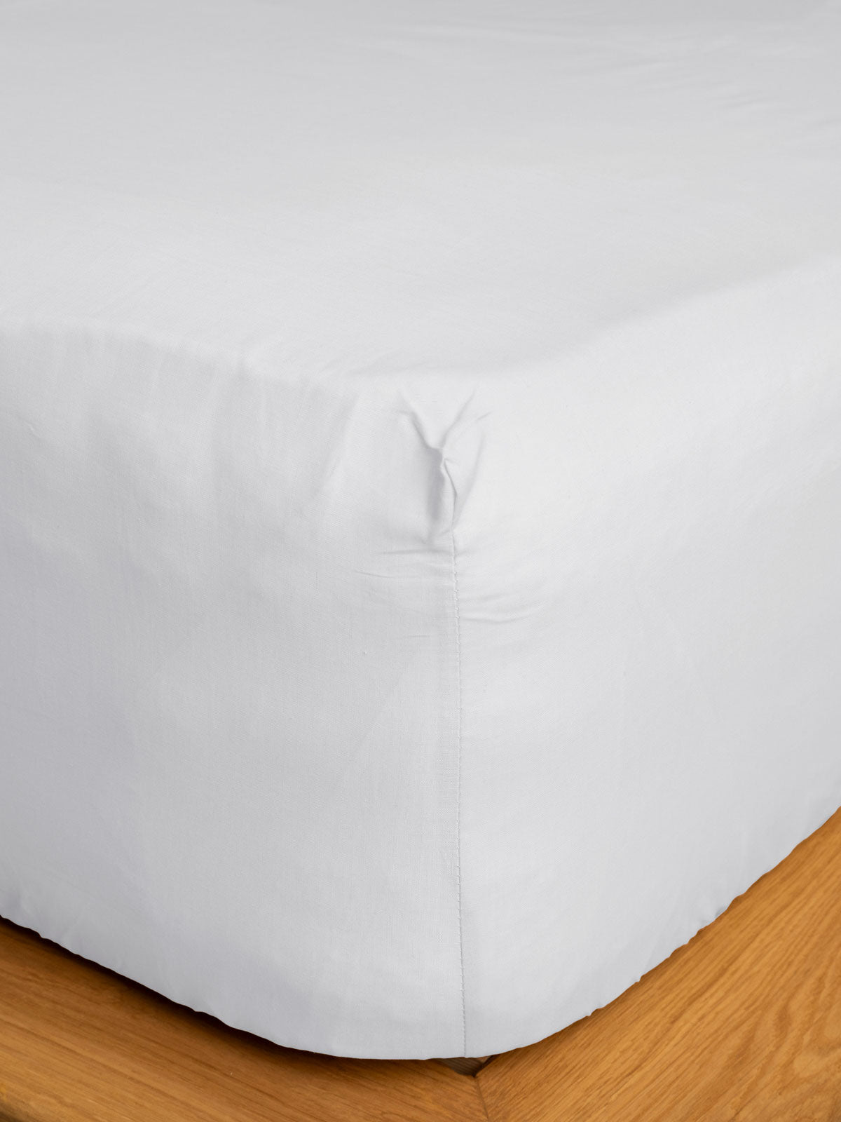 Κατωσέντονο Cotton Feelings με Λάστιχο 100 White Μονό 100x200+30εκ