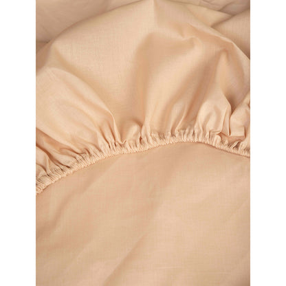 Κατωσέντονο Cotton Feelings με Λάστιχο 110 Beige Μονό 100x200+30εκ