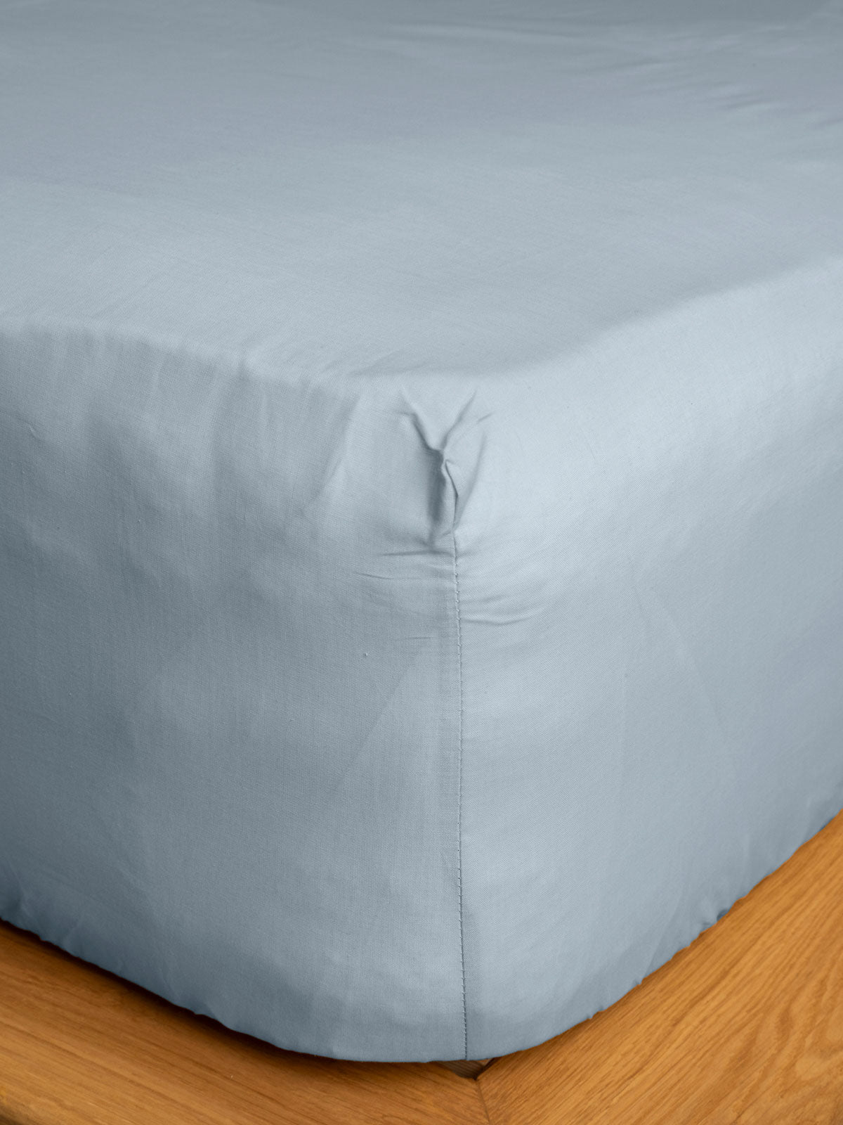 Κατωσέντονο Cotton Feelings με Λάστιχο 103 Light Blue Μονό 100x200+30εκ