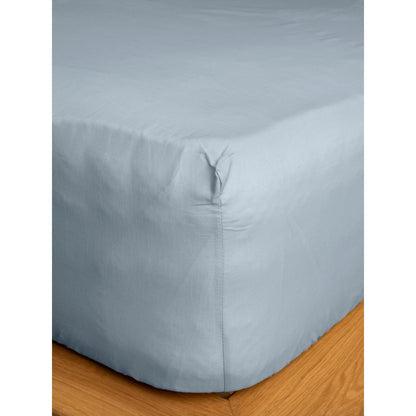 Κατωσέντονο Cotton Feelings με Λάστιχο 103 Light Blue Ημίδιπλο 120x200+30εκ