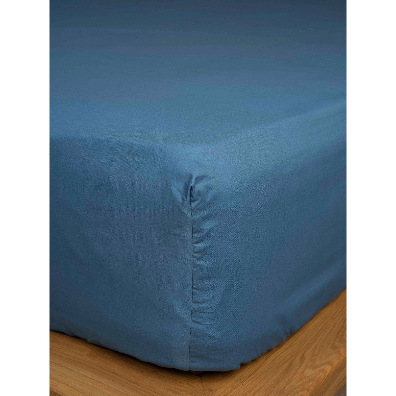 Κατωσέντονο Cotton Feelings με Λάστιχο 104 Blue Διπλό 160x200+30εκ