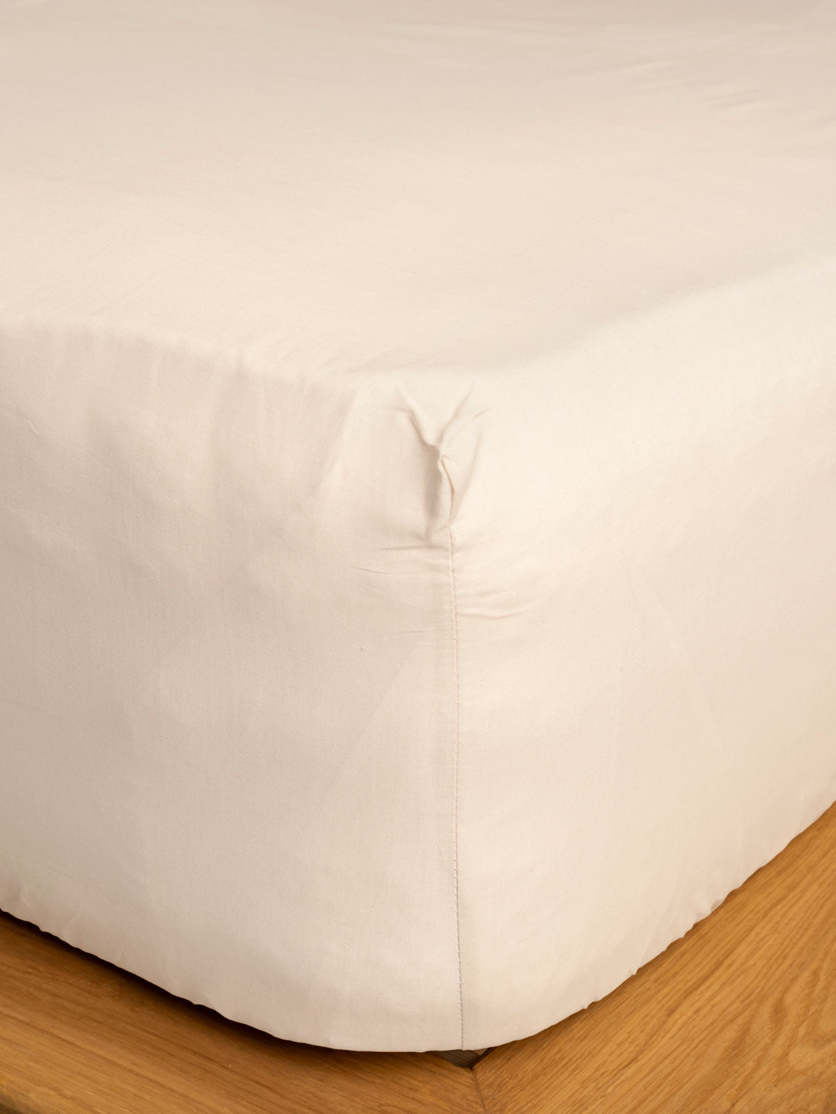 Κατωσέντονο Cotton Feelings με Λάστιχο 108 Ecru Διπλό 160x200+30εκ