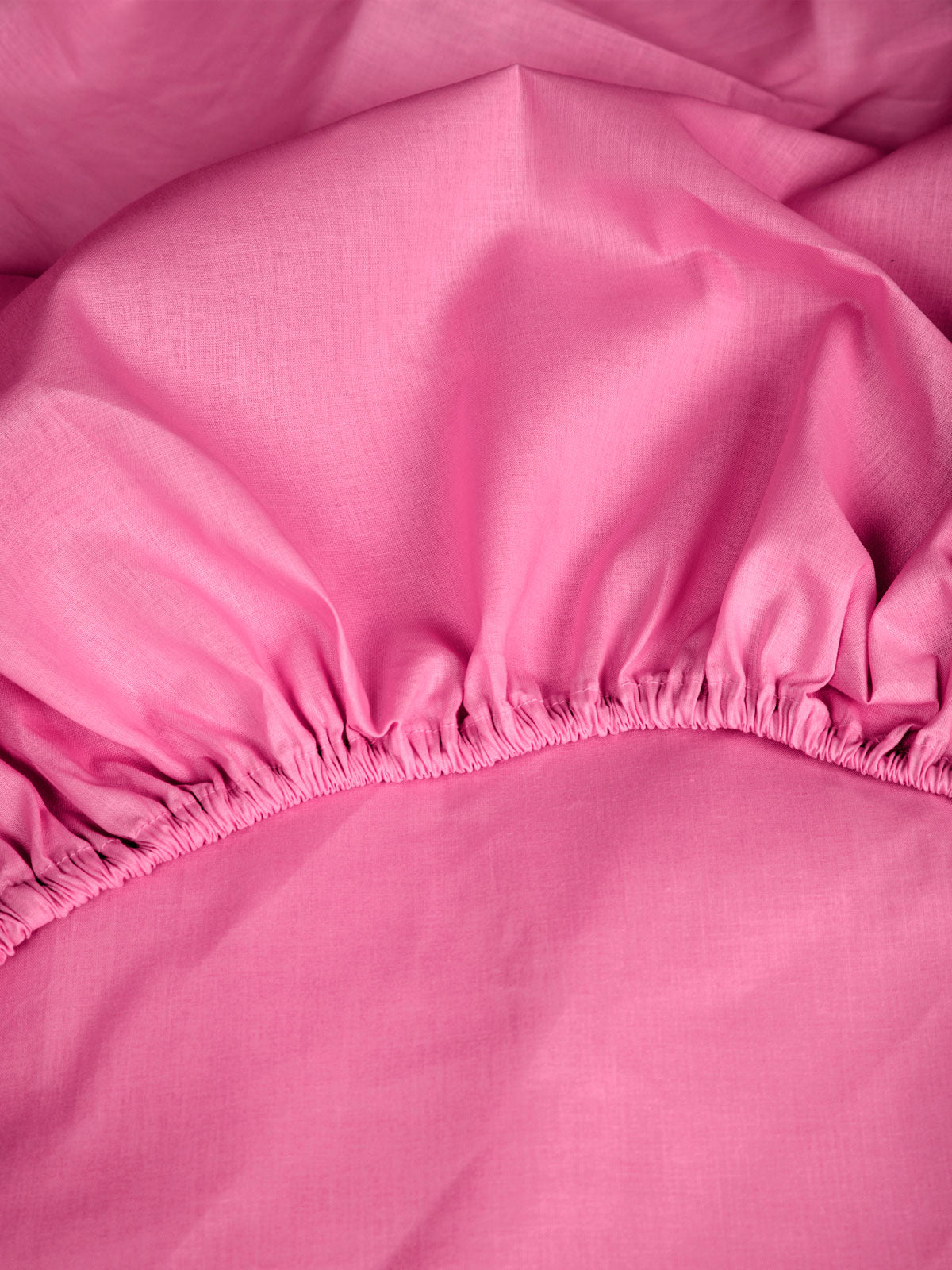 Κατωσέντονο Cotton Feelings με Λάστιχο 112 Fuchsia Υπέρδιπλο 180x200+30εκ