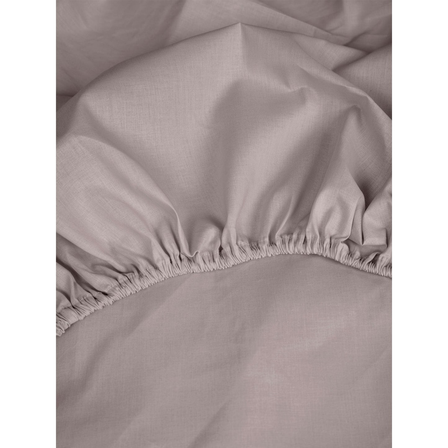 Κατωσέντονο Cotton Feelings με Λάστιχο 106 Light Grey Υπέρδιπλο 180x200+30εκ