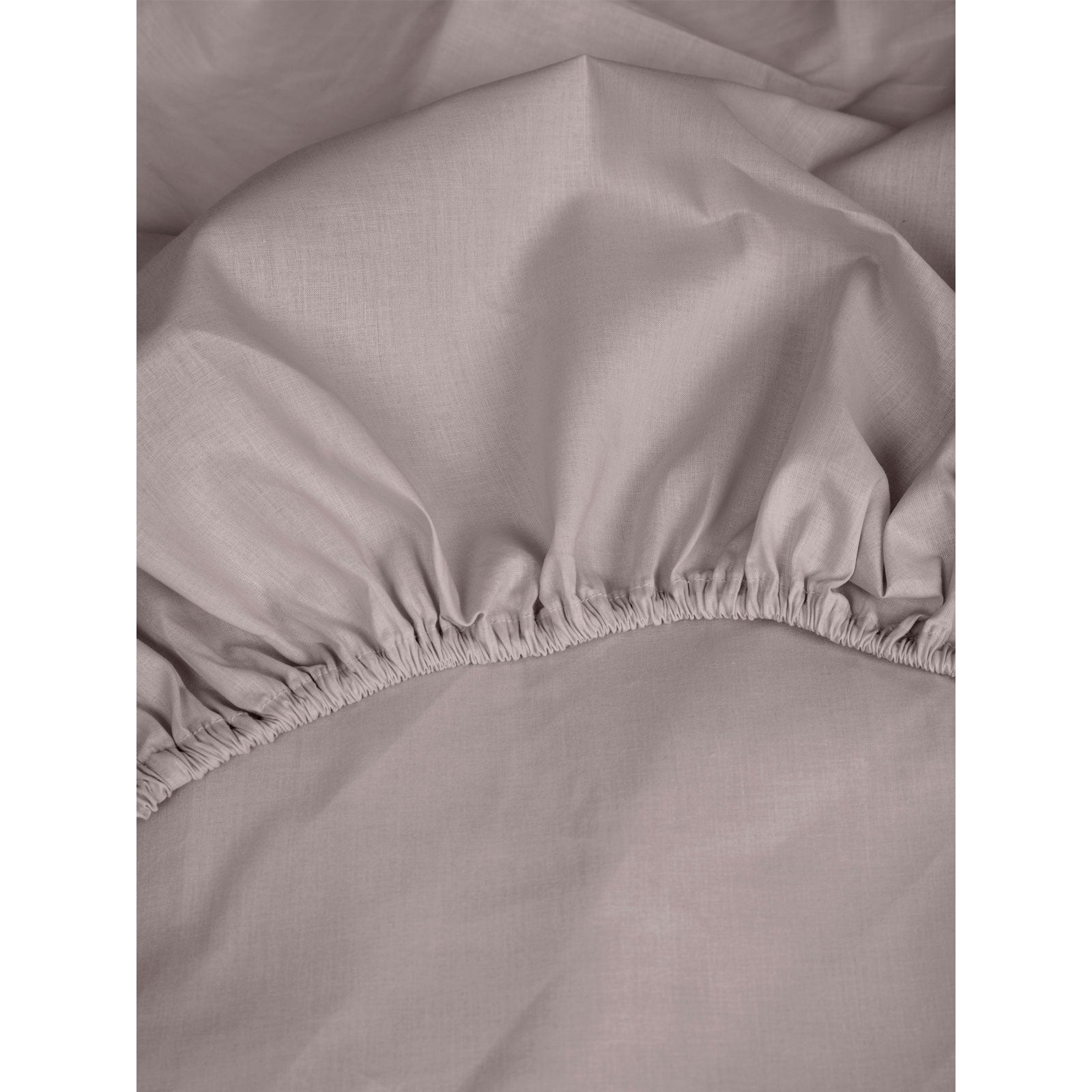 Κατωσέντονο Cotton Feelings με Λάστιχο 106 Light Grey Υπέρδιπλο 180x200+30εκ