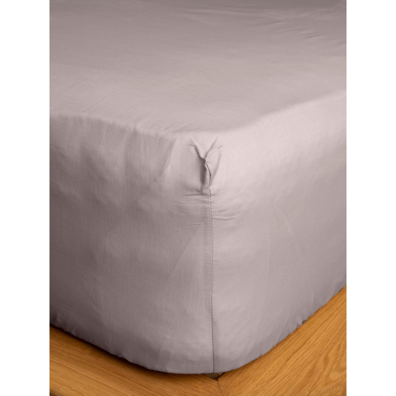 Κατωσέντονο Cotton Feelings με Λάστιχο 106 Light Grey Υπέρδιπλο 180x200+30εκ