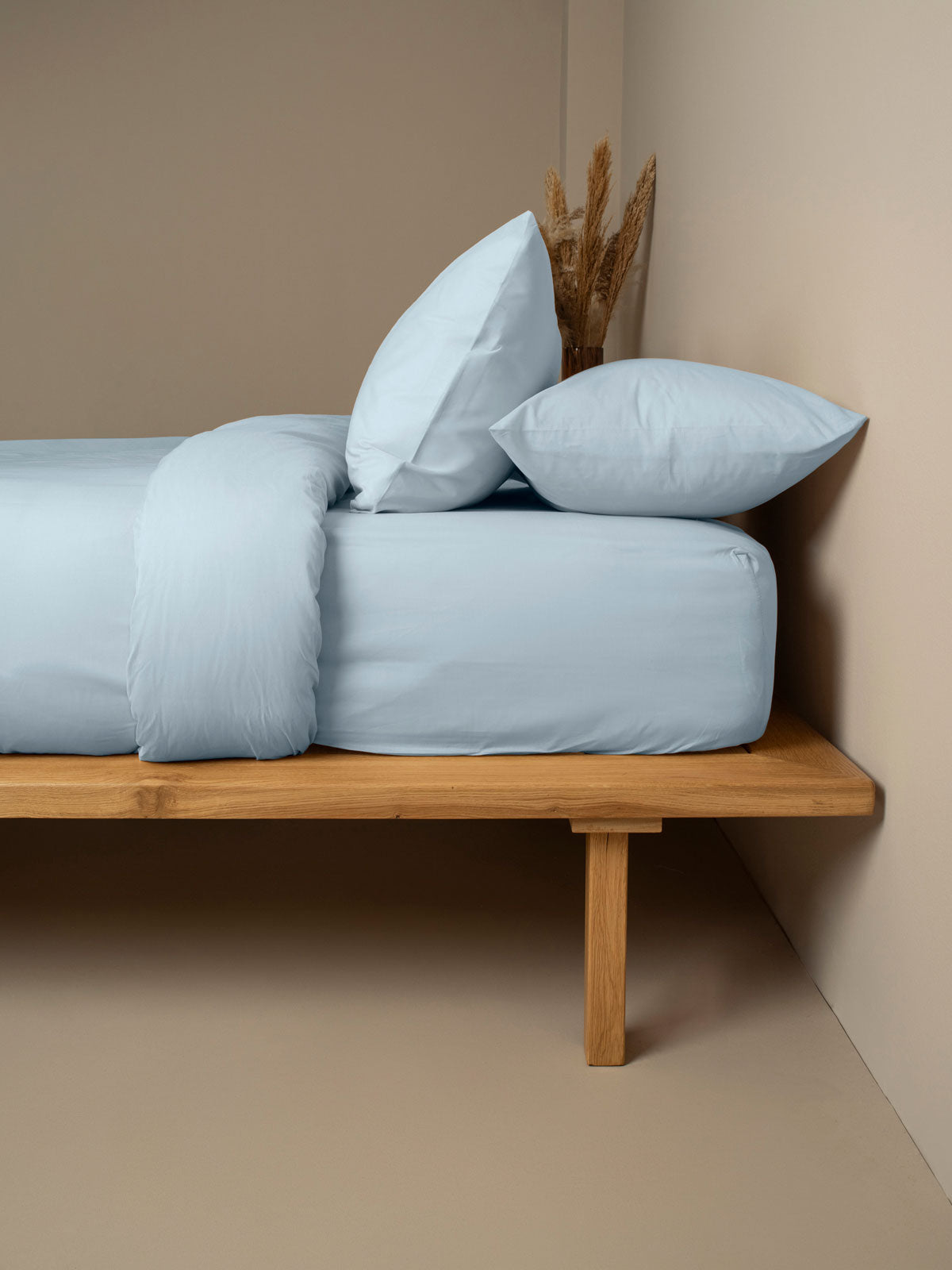 Σεντόνι Cotton Feelings Φλατ 103 Light Blue Μονό 165x270εκ