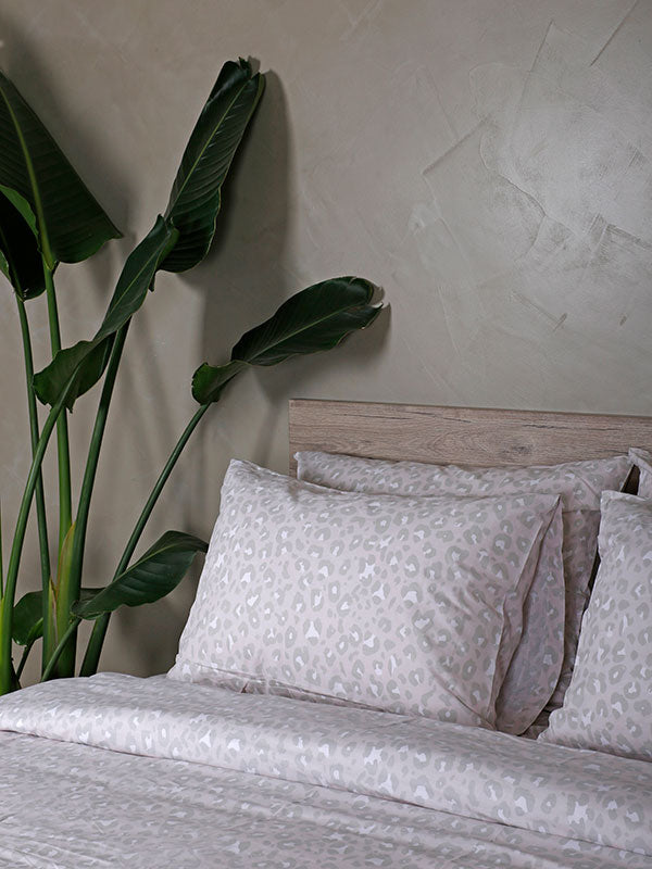 Σετ Σεντόνια Cotton Feelings 2044 Beige Μονό με Λάστιχο 105x205+30εκ