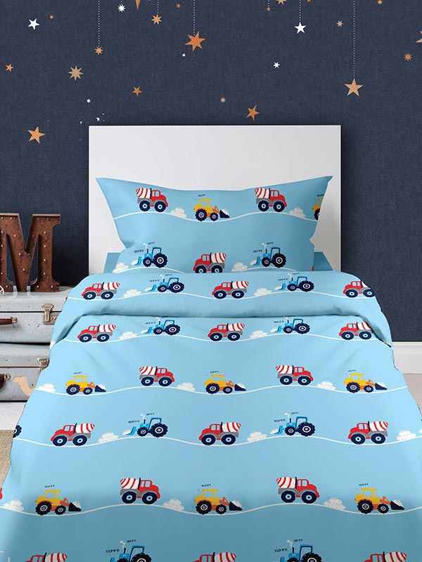 Σετ Σεντόνια Cotton Feelings 34 Μονό με Λάστιχο 105x205+30εκ