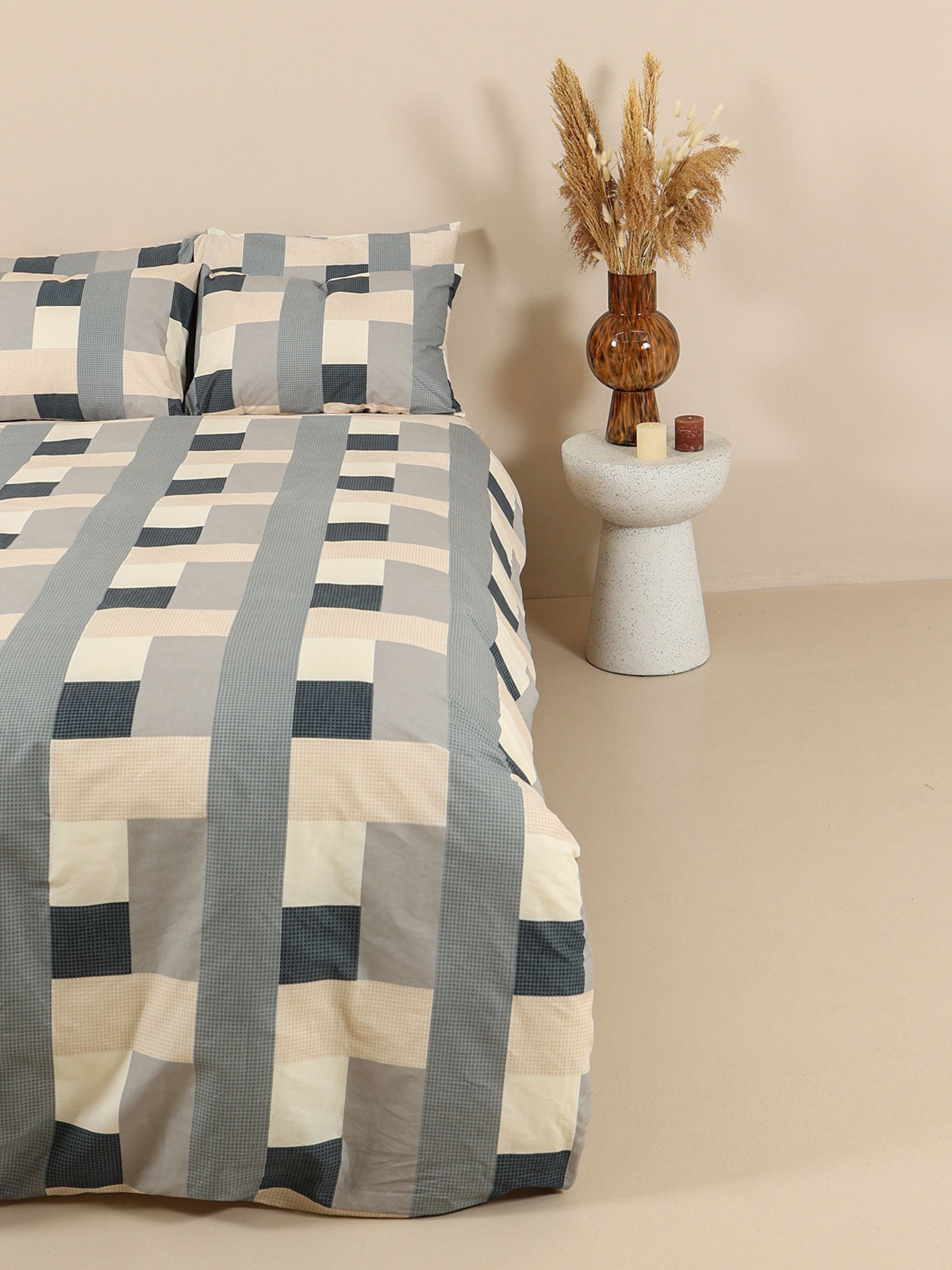 Σετ Σεντόνια Cotton Feelings 2056 Διπλό 200x270εκ