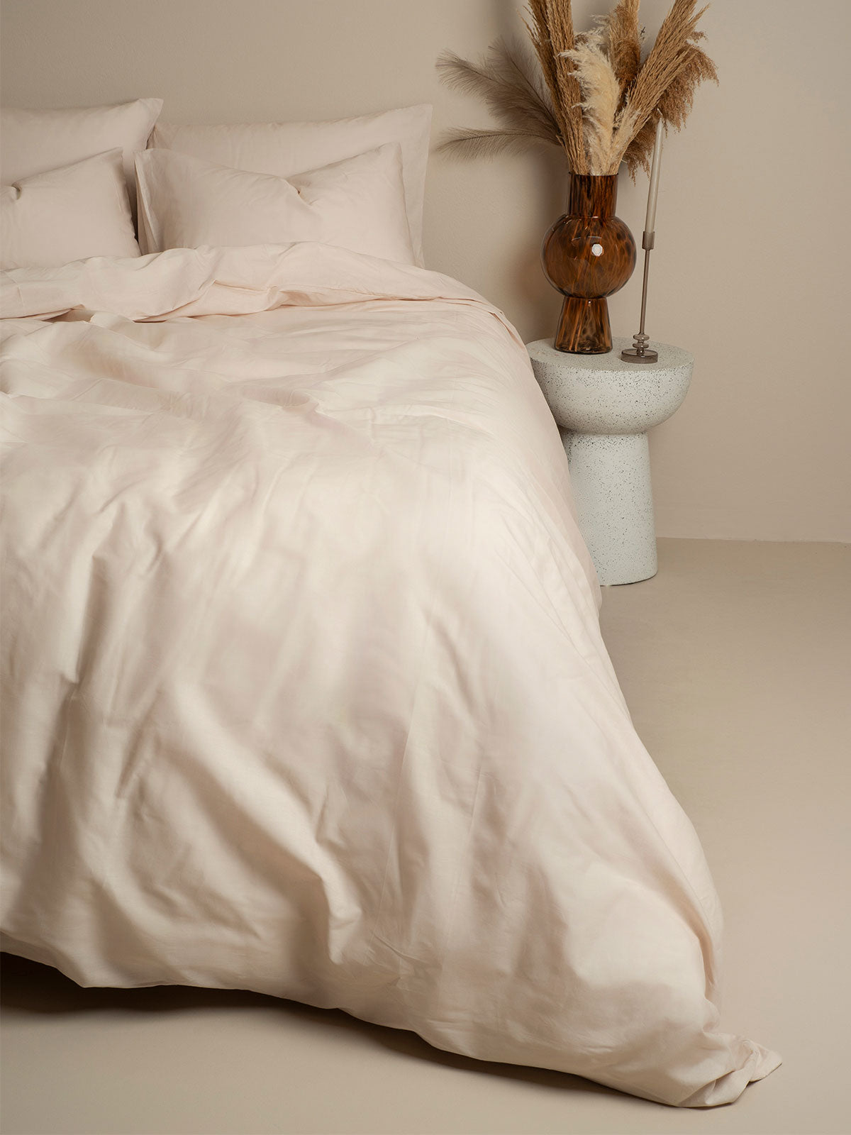 Σετ Σεντόνια Cotton Feelings 109 Sand Διπλό με Λάστιχο 150x205+30εκ