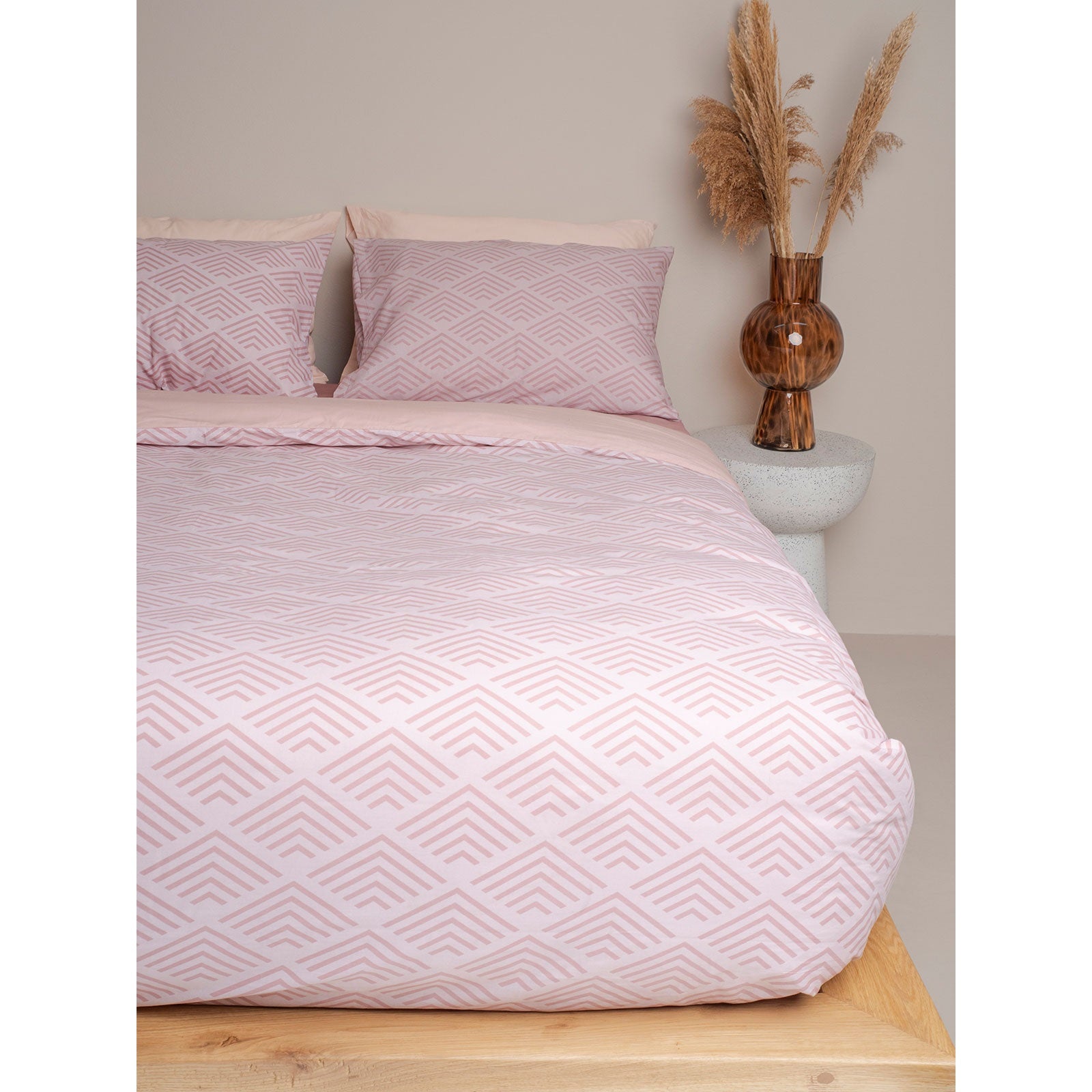 Σετ Σεντόνια Cotton Feelings 2048 Powder Υπέρδιπλο 235x270εκ